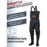 Полукомбинезон забродный NORFIN PILOT BOOTFOOT р.42-M с сапогами 82231-42-M